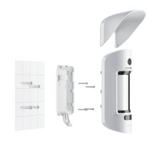 Кріпильна панель Ajax SmartBracket для MotionCam Outdoor біла (33598.84.WH) Кріпильна панель Ajax SmartBracket для MotionCam Outdoor біла (33598.84.WH)