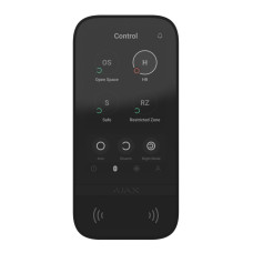 Бездротова клавіатура з сенсорним екраном Ajax KeyPad TouchScreen Black (58454.148.BL1) Бездротова клавіатура з сенсорним екраном Ajax KeyPad TouchScreen Black (58454.148.BL1)