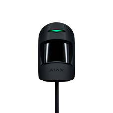 Дротовий кімнатний датчик руху з додатковим мікрохвильовим сенсором Ajax MotionProtect Plus Fibra Black (44407.02.BL1) Дротовий кімнатний датчик руху з додатковим мікрохвильовим сенсором Ajax MotionProtect Plus Fibra Black (44407.02.BL1)