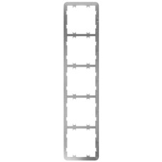 Рамка для 5-х вимикачів/розеток Ajax Frame (5 seats) vertical (83433.141.NC) Рамка для 5-х вимикачів/розеток Ajax Frame (5 seats) vertical (83433.141.NC)
