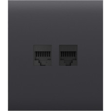 Передня панель для вбудованої інтернет-розетки Ajax CenterCover (LAN) Graphite (126199.318.GP) Передня панель для вбудованої інтернет-розетки Ajax CenterCover (LAN) Graphite (126199.318.GP)