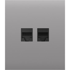 Передня панель для вбудованої інтернет-розетки Ajax CenterCover (LAN) Fog (126200.318.FG) Передня панель для вбудованої інтернет-розетки Ajax CenterCover (LAN) Fog (126200.318.FG)