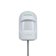 Провідний датчик руху та розбиття скла Ajax CombiProtect Fibra White (44391.06.WH1)