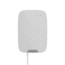 Дротова сенсорна клавіатура Ajax KeyPad Fibra White (44401.12.WH1)