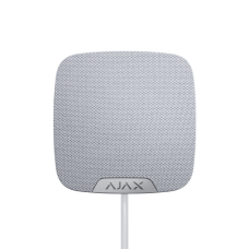 Дротова сирена з клемою для зовнішнього світлодіоду Ajax HomeSiren Fibra White (143560.11.WH1) Дротова сирена з клемою для зовнішнього світлодіоду Ajax HomeSiren Fibra White (143560.11.WH1)