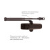 Доводчик двери RYOBI 9903 dark bronze 65 кг Доводчик двери RYOBI 9903 dark bronze 65 кг