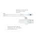 Доводчик двери RYOBI 9903 glossy white 65 кг Доводчик двери RYOBI 9903 glossy white 65 кг