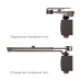 Доводчик двери RYOBI 1200 metallic bronze 80 кг Доводчик двери RYOBI 1200 metallic bronze 80 кг