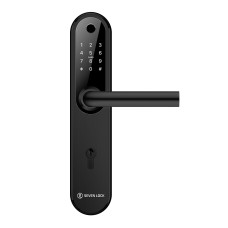 Умный дверной биометрический замок SEVEN LOCK SL-7768BF (85мм) black Умный дверной биометрический замок SEVEN LOCK SL-7768BF (85мм) black