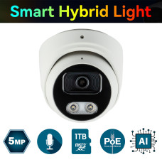IP-видеокамера 5 Мп SEVEN IP-7215PA-DL white 2,8 мм с умной двойной подсветкой