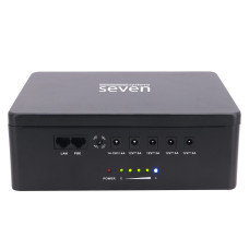 ИБП SEVEN UPS-7960 black 60W LiFePO4 с регулировкой выходного напряжения ИБП SEVEN UPS-7960 black 60W LiFePO4 с регулировкой выходного напряжения