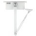 Доводчик двери 40-65 кг SEVEN DC-7742 white Доводчик двери 40-65 кг SEVEN DC-7742 white