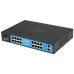 Облачно управляемый гигабитный 19-портовый PoE-коммутатор SEVEN GPS316 (Cloud POE: 16G, UP: 2G+1SFP) Облачно управляемый гигабитный 19-портовый PoE-коммутатор SEVEN GPS316 (Cloud POE: 16G, UP: 2G+1SFP)