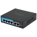 Облачно управляемый 6-портовый PoE-коммутатор SEVEN PS204D (Cloud POE: 4, UP: 2) Облачно управляемый 6-портовый PoE-коммутатор SEVEN PS204D (Cloud POE: 4, UP: 2)