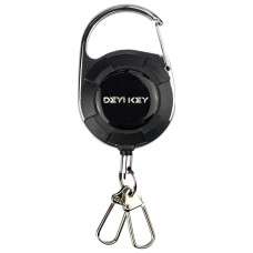 Брелок ретрактор SEVEN TBC-103 Black Брелок ретрактор SEVEN TBC-103 Black