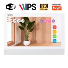 Видеодомофон 7 дюймов с Wi-Fi SEVEN DP-7579-W2K white Видеодомофон 7 дюймов с Wi-Fi SEVEN DP-7579-W2K white