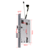 Электронный RFID замок для гостиниц, отелей и хостелов SEVEN LOCK SL-7730