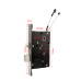 Электронный RFID замок для гостиниц, отелей и хостелов SEVEN LOCK SL-7731 silver
