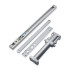 Доводчик двери врезной 35-65 кг SEVEN DC-7746 silver