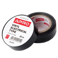 Iзоляцiйна стрiчка чорна  APRO 0.14х17 мм 20 м