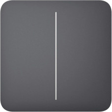 Кнопка двоклавішного вимикача Ajax SoloButton (2-gang) [55] graphite кнопка