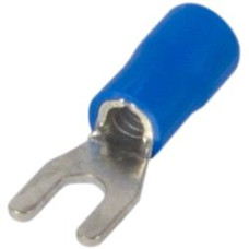 Ізольований наконечник вилковий 0.5-1.5 кв.мм, синій Enext e.terminal.stand.sv.1,25.3,2.blue