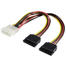 Перехідник-дільник живлення SATA (4P-2xSATA) 0.2м