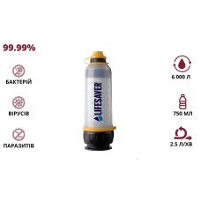 Пляшка для очищення води LifeSaver Bottle