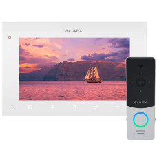 Комплект відеодомофону Slinex ML-20HD(Black)+SQ-07MTHD(White)