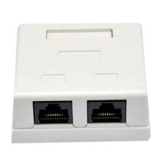 Розетка зовнішня EPNew 2хUTP, кат. 6, RJ45