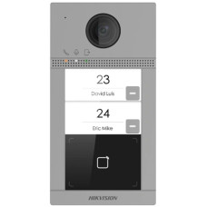 Виклична панель Hikvision DS-KV8213-WME1(C) Surface/Europe BV Wi-Fi Mifare IP65, IK08