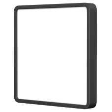 LED світильник накладний квадрат Black VIDEX 24W 5000K 220V