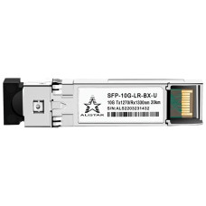 Модуль ALISTAR SFP-10G-LR-BX-U SFP+ 10G BASE-BX 1SM WDM LC 20KM TX1270/RX1330nm DOM