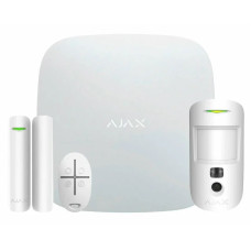 Комплект Ajax StarterKit Cam HDR white охоронної сигналізації