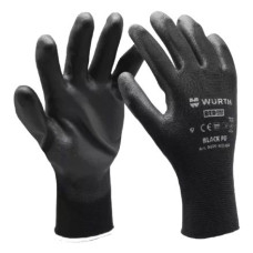 Рукавиці монтажні Wurth Black PU р.9