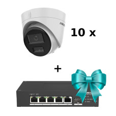 IP відеокамера Hikvision DS-2CD1343G2-LIUF 4МП (4мм) із мікрофоном