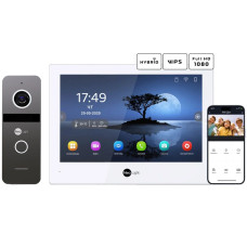 Комплект відеодомофону Neolight ALPHA Hybrid + SOLO FHD Graphite