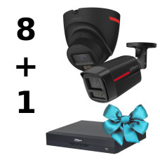Комплект Dahua WIZCOLOR KIT 8+1（black）