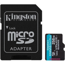 Модуль флеш-пам'яті Kingston 256GB microSDXC Canvas Go Plus Gen4 A2 U3 V30 Card + Adapter