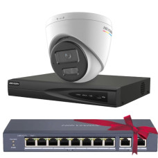 Комплект Hikvision DS-2CD1347G2H-LIUF 4МП (4мм)