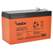 Свинцево-кислотна акумуляторна батарея MERLION AGM GP1272F2 PREMIUM 7.2А•г 12В