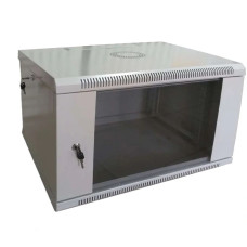 Шафа 6U 600x350 мм Hypernet настінна розбірна WMNC-35-6U-FLAT
