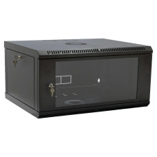 Шафа 19" 4U 600x400x284мм акрилове скло, чорний