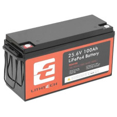 Літієва акумуляторна батарея LITHTECH TE24100B 25.6В 100А•г Bluetooth