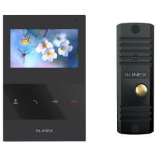 Комплект відеодомофону Slinex SQ-04(Black)+ML-16НD(Black)