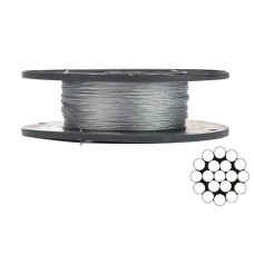 Трос оцинкований APRO 1мм DIN 3053 (1x19) бухта 200м